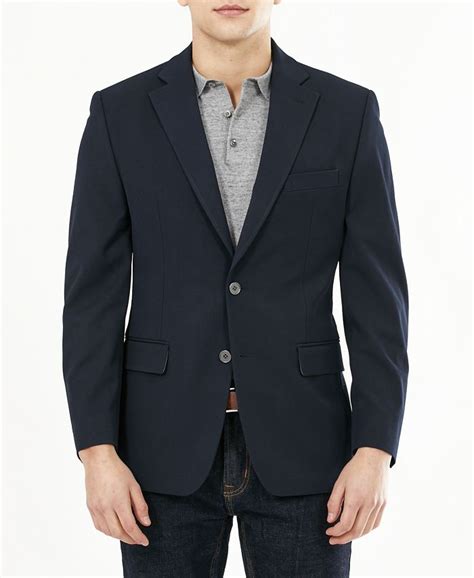 michael kors two-pocket corduroy jacket navy|Michael Kors Men's Modern.